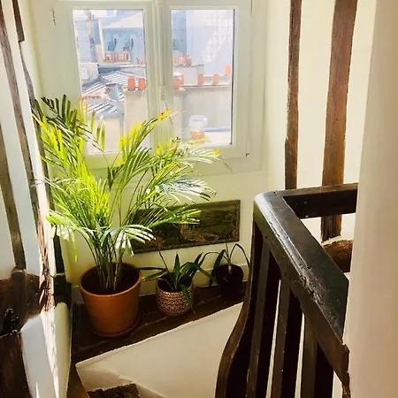 Duplex Atypique Avec Terrasse Au Coeur De Lägenhet Paris